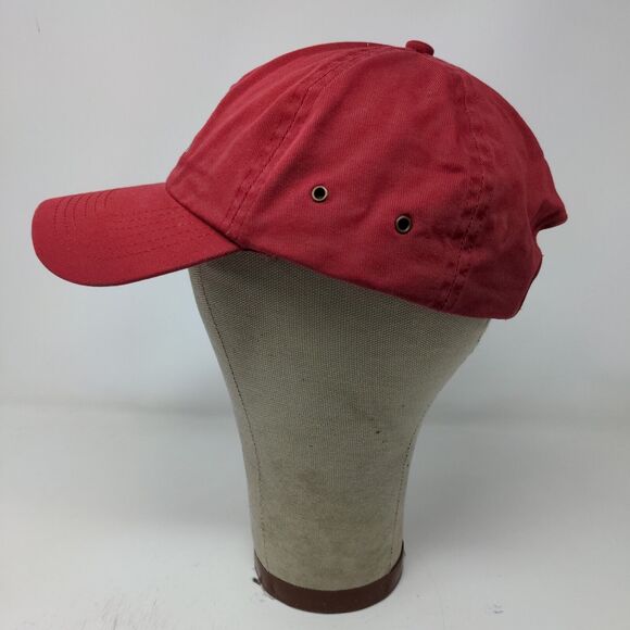 Wells Fargo Mens Slideback Hat Red Adjustable Embroidered Stagecoach Logo - Picture 5 of 12
